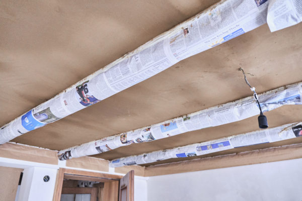 Die Decke in der Küche mit Holzfaserausbauplatten abhängen - F5LAUFEN