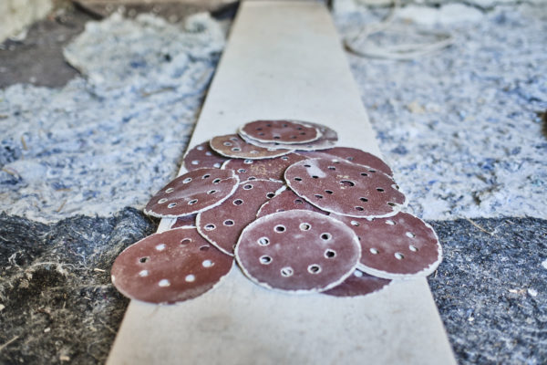 Balken an der Decke schleifen im Obergeschoss - F5LAUFEN